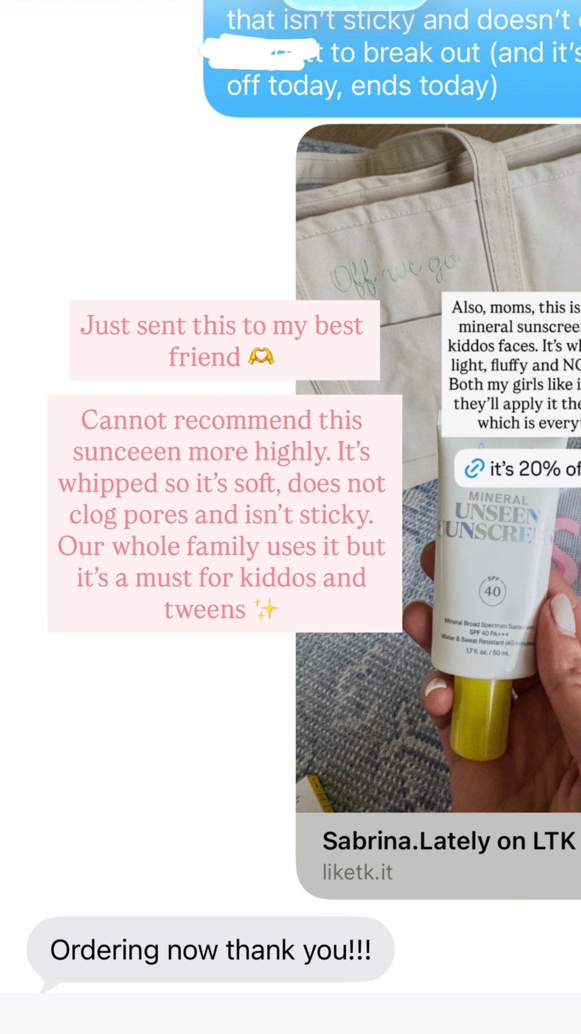 Best mineral sunscreen, best kids sunscreen, best face sunscreen 

#LTKKids #LTKmorningroutine #LTKmomlife