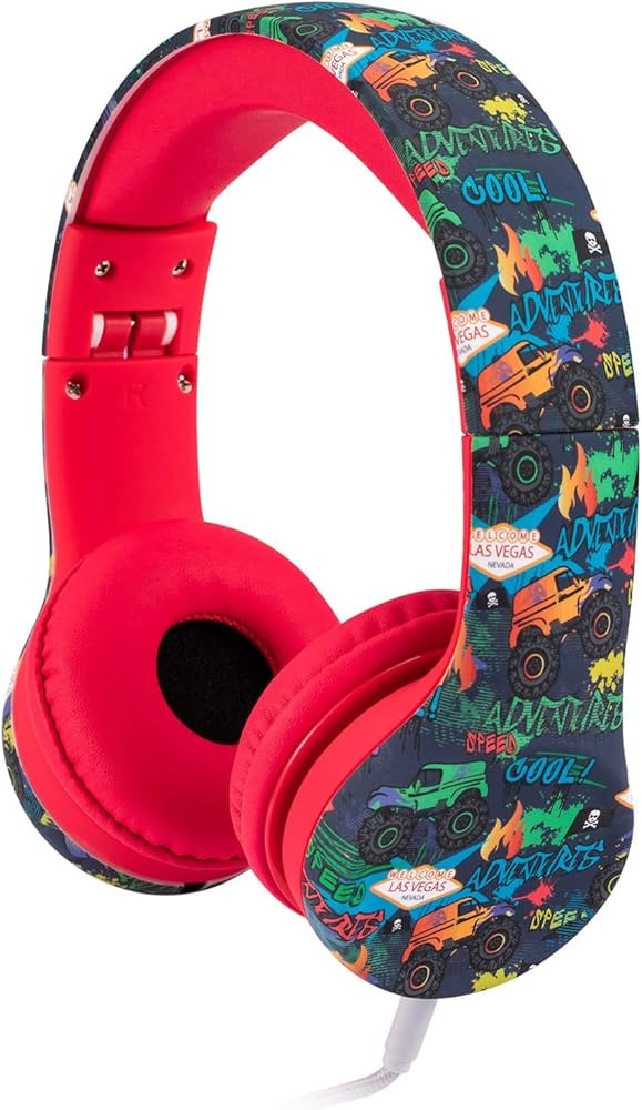 Snug Play+ Kids Headphones with Volume Limiting for Toddlers (Boys/Girls) - Monster Trucks | Amazon (US)