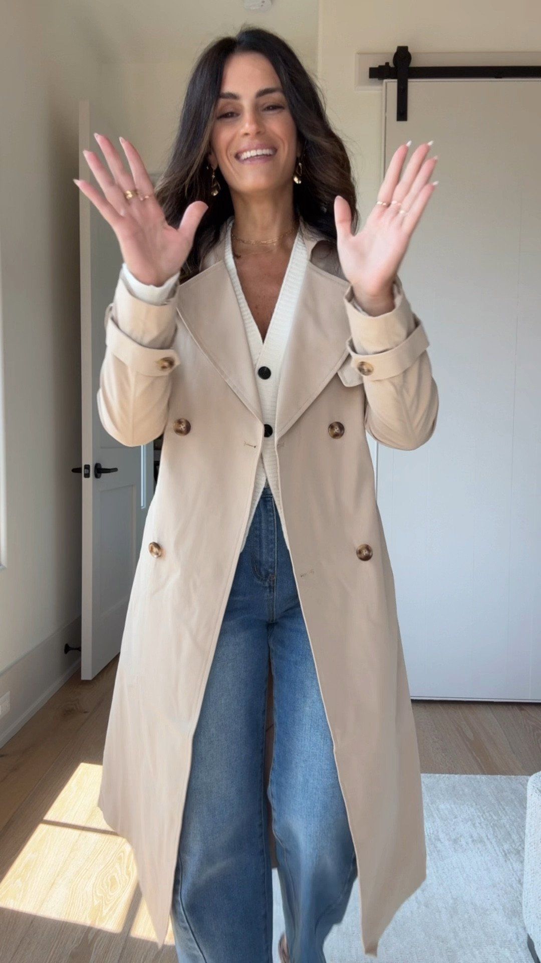 🧥 $56 TRENCH !! 

#LTKSaleAlert #LTKWorkwear #LTKFindsUnder100