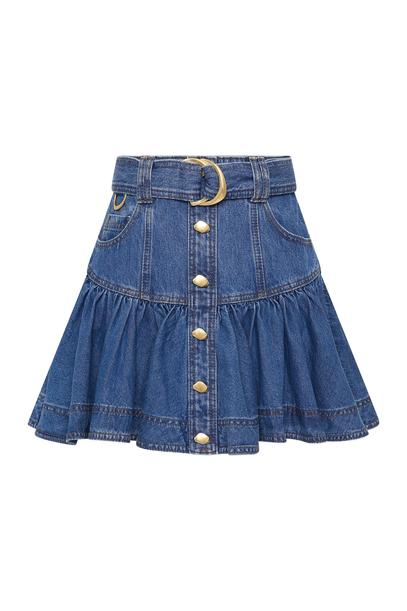 Elena Denim Mini Skirt | aje. (US, UK, Europe, ROW)
