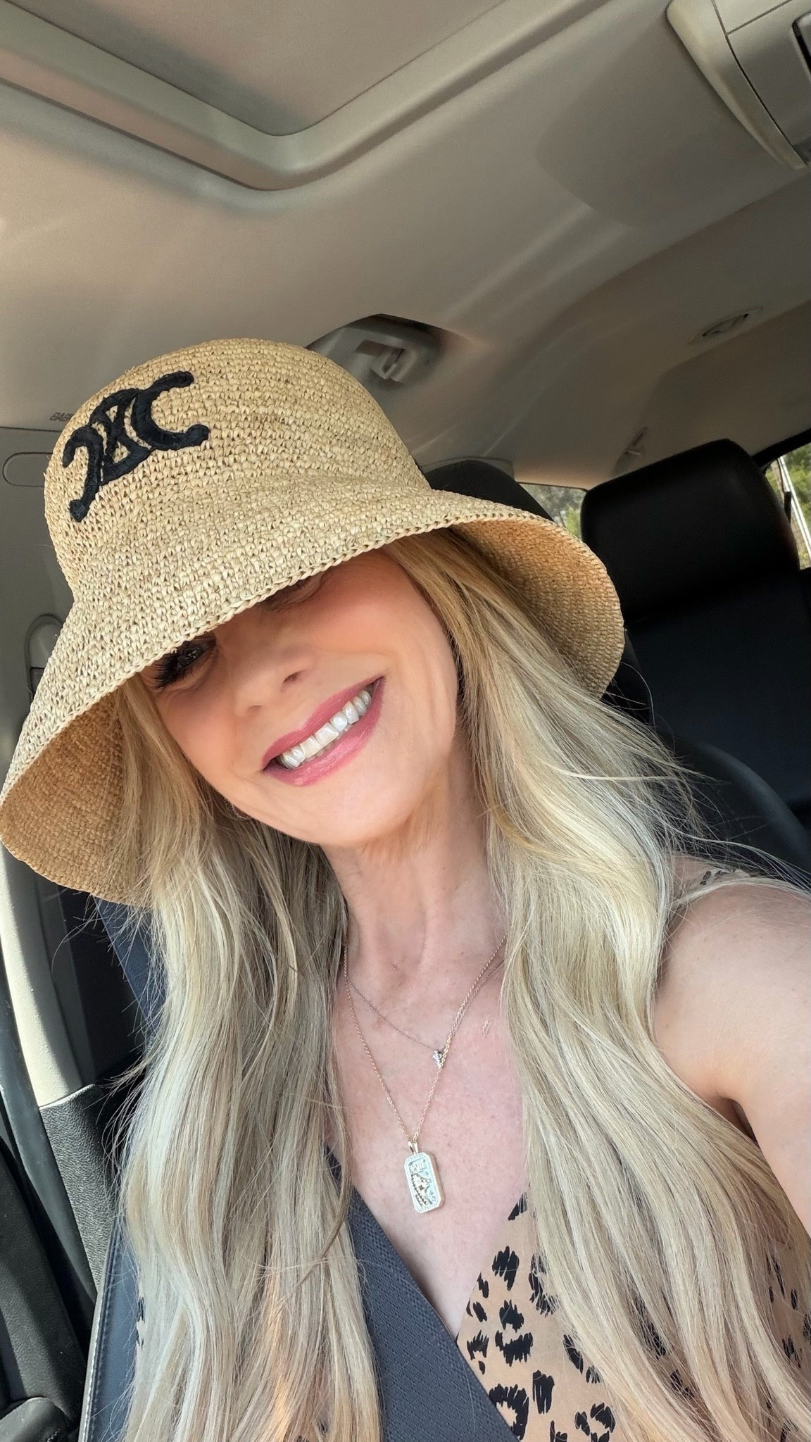 Effortless summer style ☀️🤍

A chic raffia hat, an easy animal print dress, and layered necklace are proof that sometimes the simplest pieces make the biggest statement.

#LTKdayinmylife #LTKootd #LTKOver40