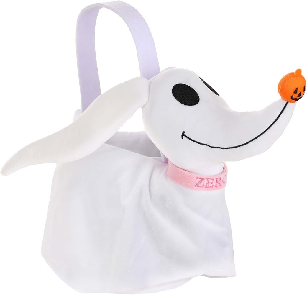 Disney Nightmare Before Christmas Zero Plush Candy Bucket - Soft Fabric with Handle, Officially L... | Amazon (US)