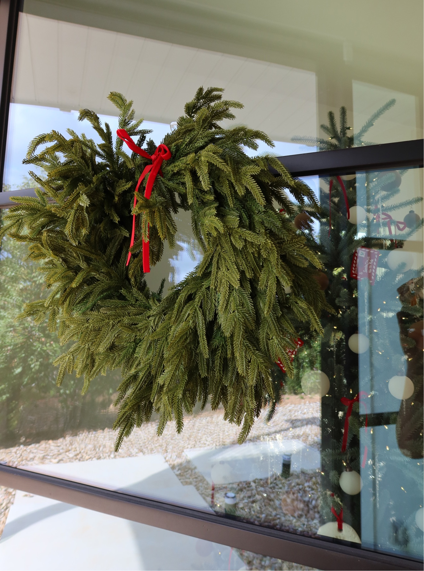 Prettiest and most realistic front door wreath. We have the 24” on a veryyyyy large door and it’s stunning  

#LTKSeasonal #LTKHome #LTKHoliday