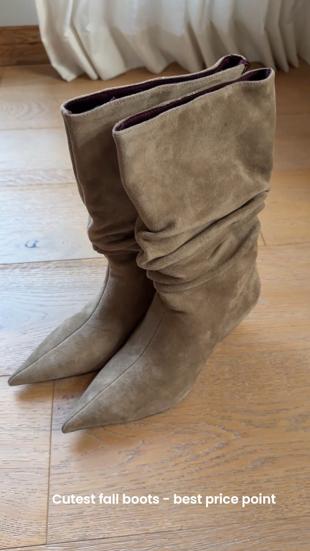 The perfect fall euro booties, stylish enough for evening or to wear under wide leg/baggy jeans or over a pair of stirrup leggings 🤎 great price point 100% suede

#LTKgrwm #LTKootd #LTKSeasonal