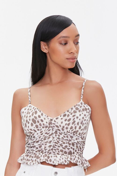 Leopard Print Flounce Cami | Forever 21 (US)