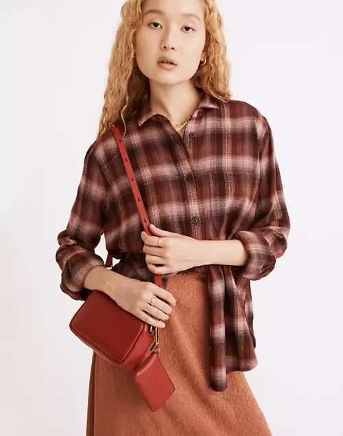 Flannel Oversized Ex-Boyfriend Swing Shirt in Buffalo Check | Madewell