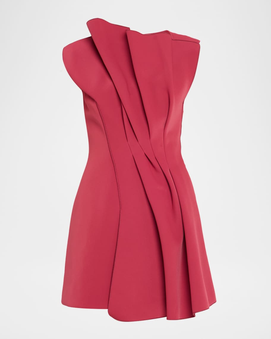 Acler Hawkley Architectural Draped Mini Dress | Neiman Marcus