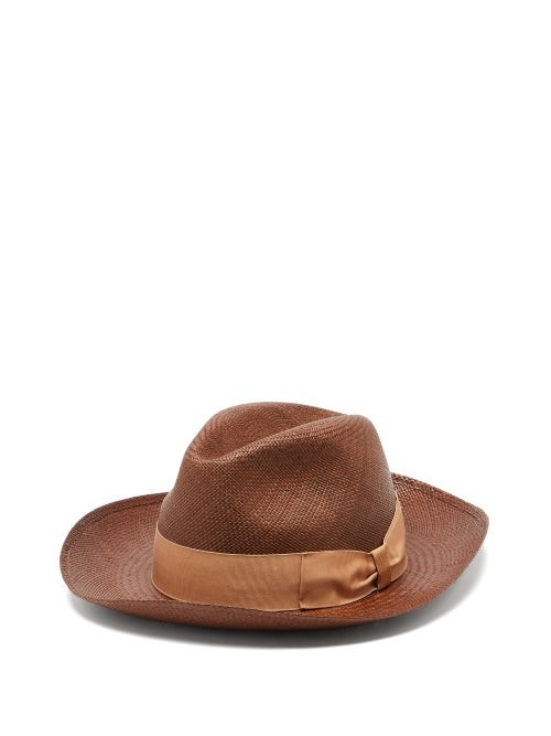 Borsalino - Straw Panama Hat - Mens - Brown | Matches (US)