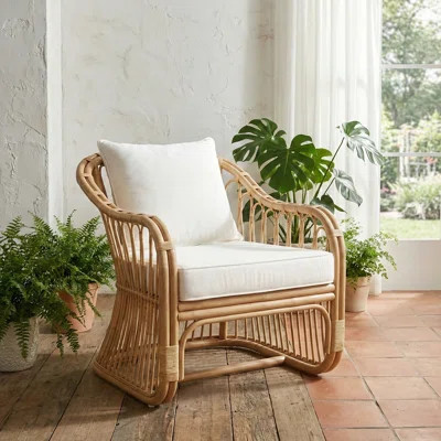 Maeva Rattan Accent Arm Chair | Wayfair North America