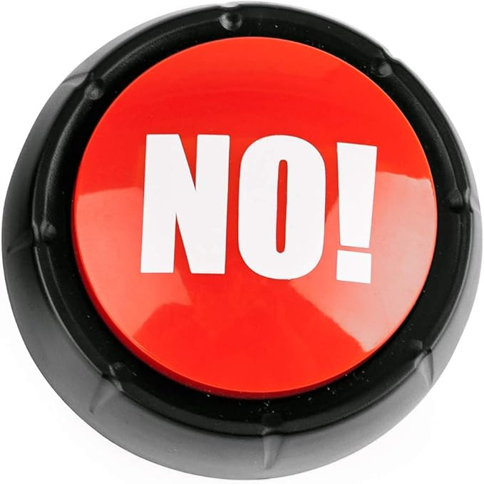 NO Button Desktop Sound Toy Great for All Ages Fun Stress Reliever, Party Games Tools Holiday Sup... | Amazon (US)