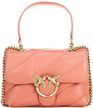 PINKO Love Puff Mini Convertible Shoulder Bag - Pink | Dillard's