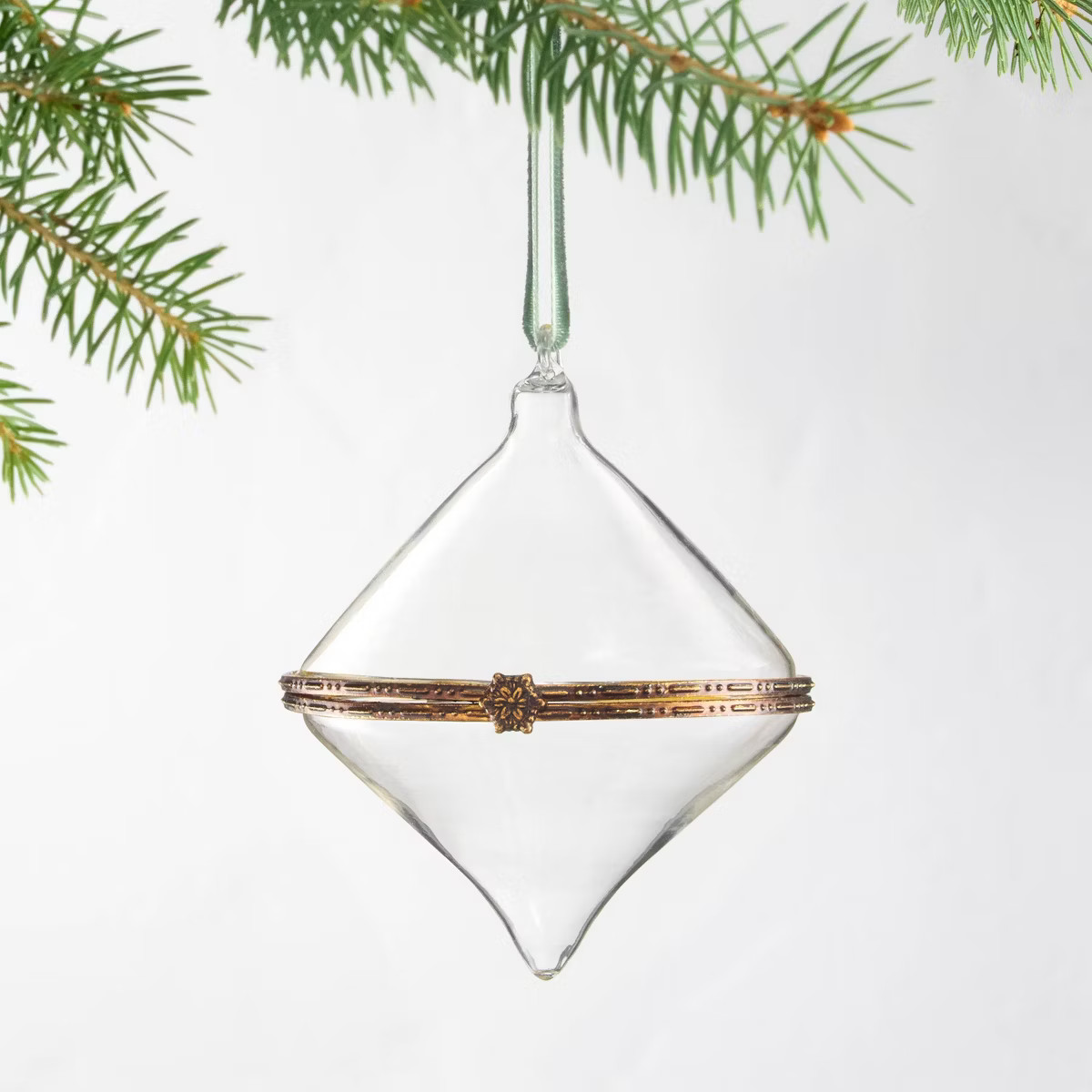 Hinged Glass Christmas Tree Ornament - Hearth & Hand™ with Magnolia | Target