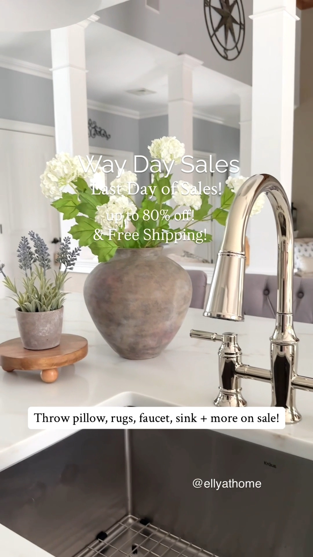 Ends today! Wayfair Way Day sales! You will find sales up to 80% off, flash deals & door busters with free shipping! Shop rugs, home decor accessories, faucet, sink, furniture + more!

#LTKSaleAlert #LTKHome #LTKdayinmylife