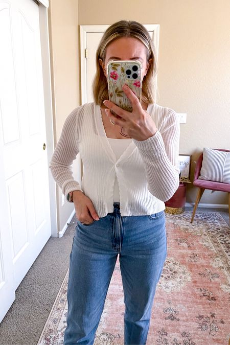 Love this feather weight cardigan from Target. So soft and delicate. It’s very cropped, I sized up and I got a size M. 

#LTKSeasonal #LTKOver40 #LTKFindsUnder100