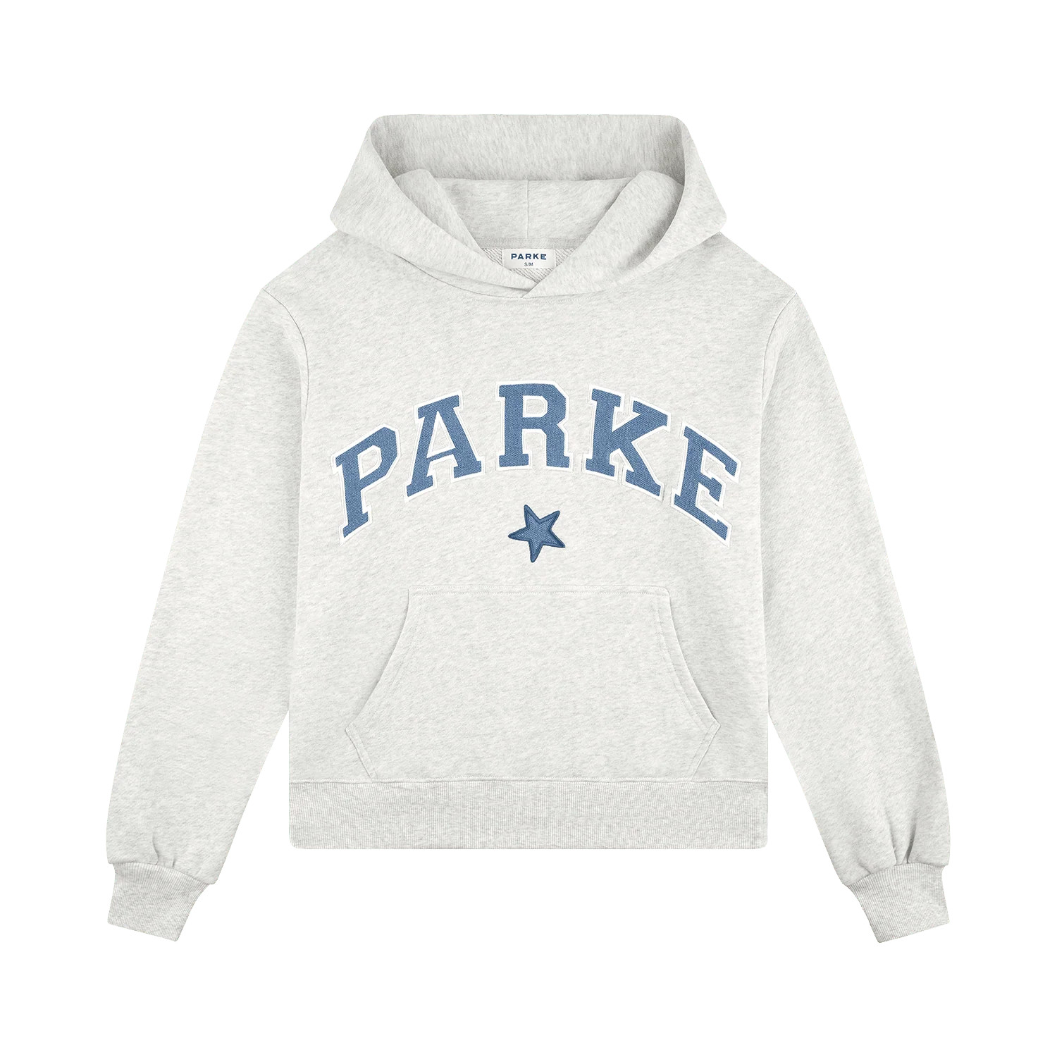 Vintage Star Varsity Hoodie - Heather Grey Star | Parke