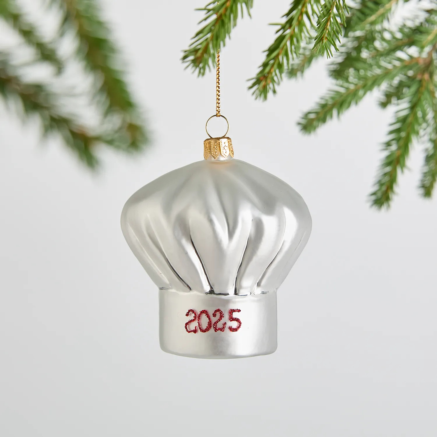 Sur La Table 2025 Chef Hat Glass Ornament | Sur La Table