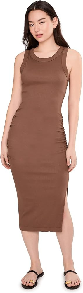 Michael Stars Women's Wren Ruched Midi | Amazon (US)