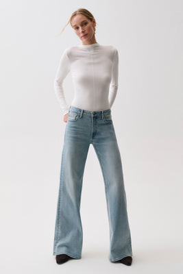 Vivian Mid Rise Wide Leg - Sea Haze | Pistola Denim