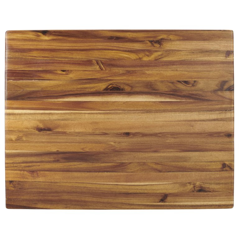 Architec XL 18"x 23" Edge-Grain Acacia Cutting Board and Chop Block | Walmart (US)