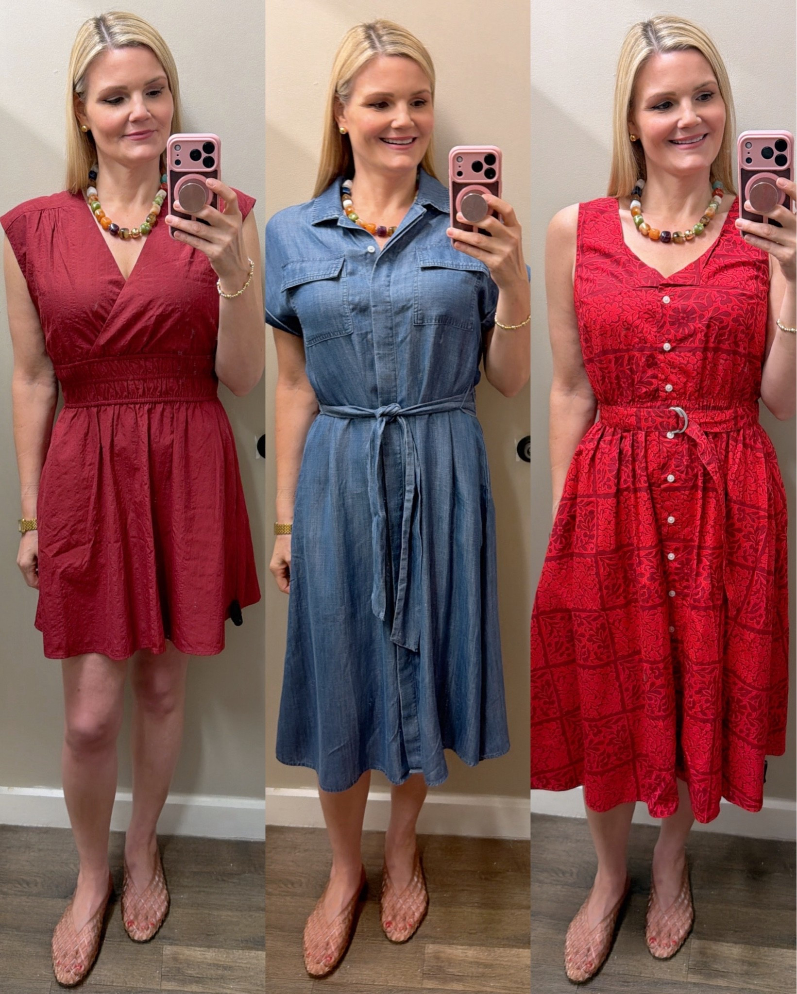 New dresses from Banana Republic Factory. Wearing the small in all three.

#LTKTall #LTKOver40 #LTKWorkwear