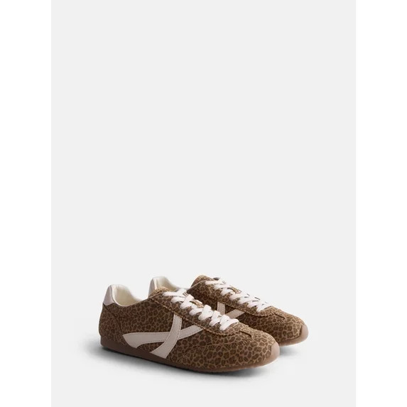 Scenario Women's Lace Up Low Profile Sneakers | Walmart (US)