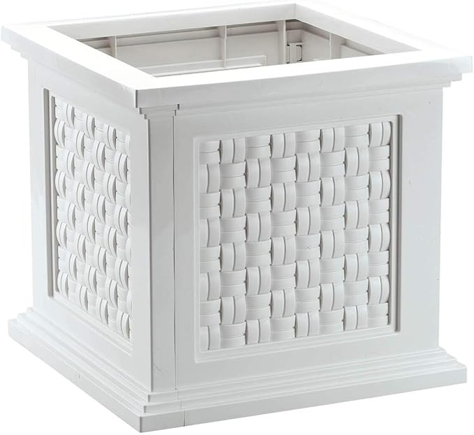 Fox Valley Traders Lightweight All-Weather Rattan-Style Planter Box - Versatile Presentation - Pr... | Amazon (US)