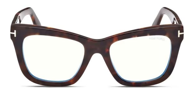 Tom Ford TF5881-B Tortoise Eyeglasses | Includes FREE Rx Lenses | GlassesUSA