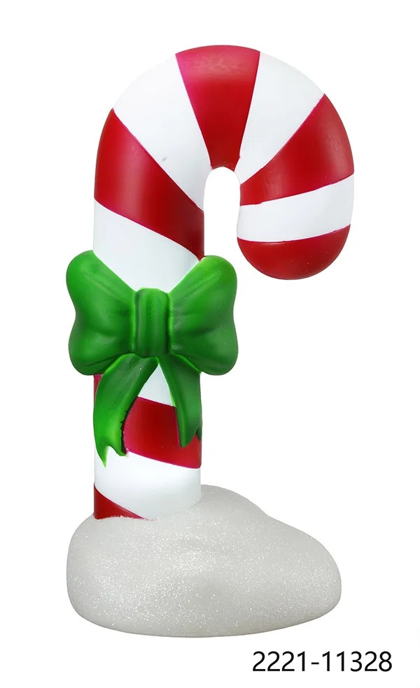 Holiday Time LED Plastic Candy Cane Tabletop Decor, 11" | Walmart (US)