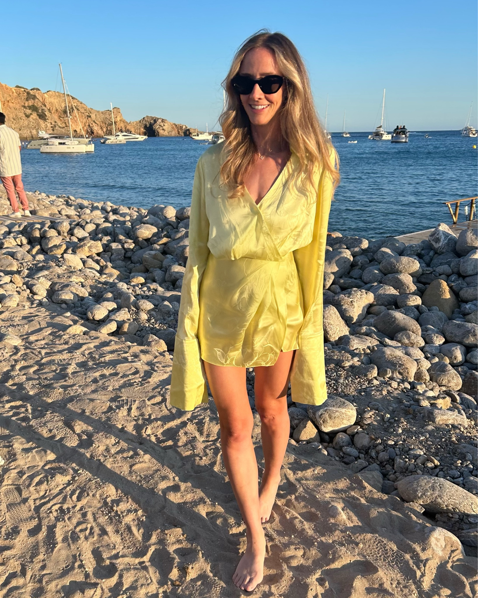 Yellow summer dress!

Yellow mini, prada sunglasses 

#LTKstyletip #LTKsummer #LTKeurope