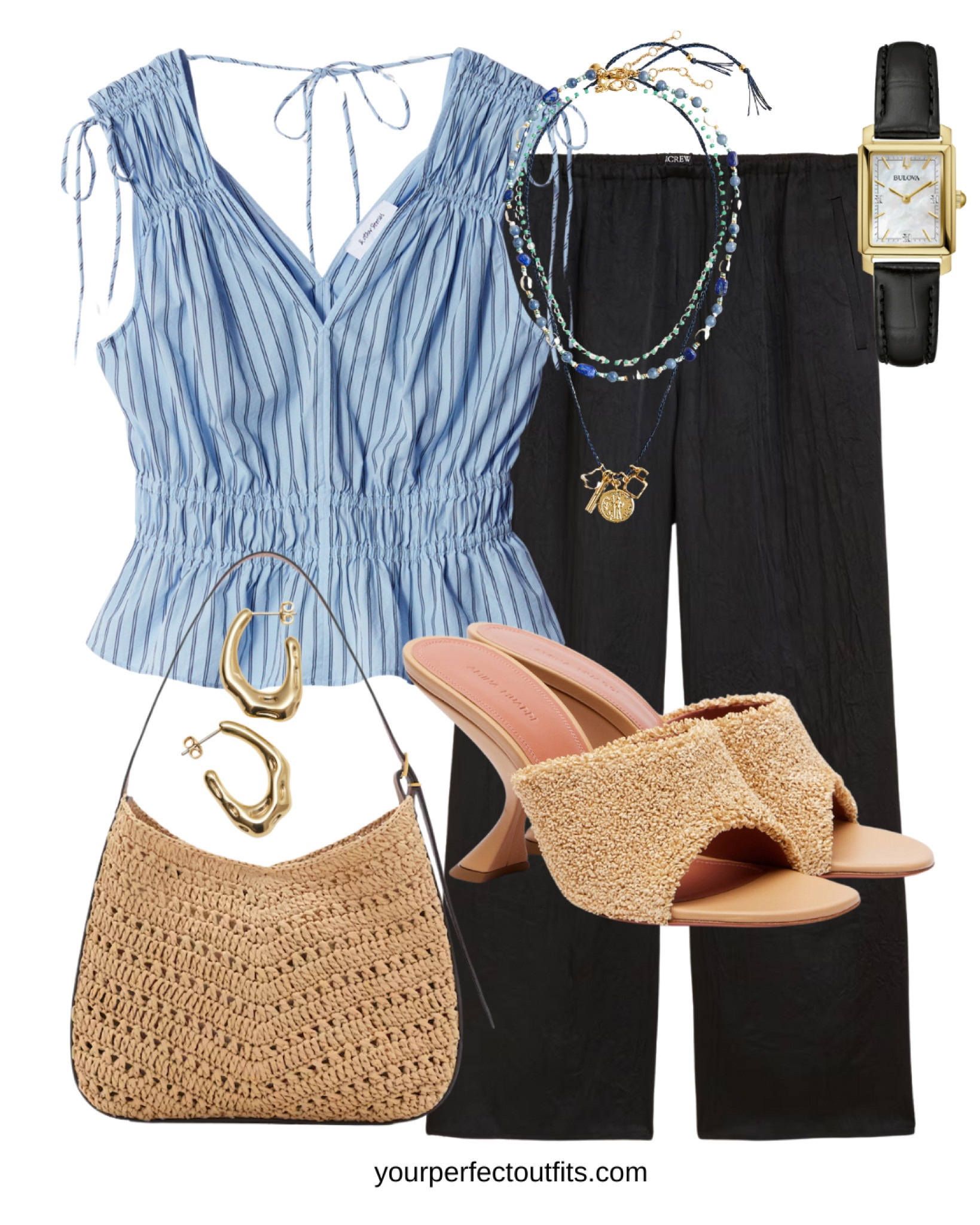 Summer outfit ideas 
Business casual look for summer days 
Easy summer outfit with a black trousers 

#LTKSeasonal #LTKFindsUnder100 #LTKActive