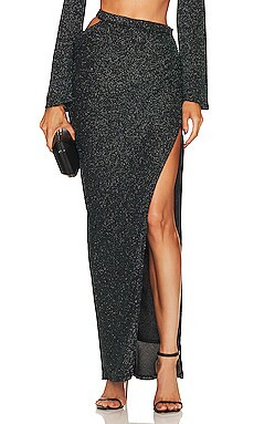 Michael Costello x REVOLVE Yolanda Maxi Skirt in Green from Revolve.com | Revolve Clothing (Global)