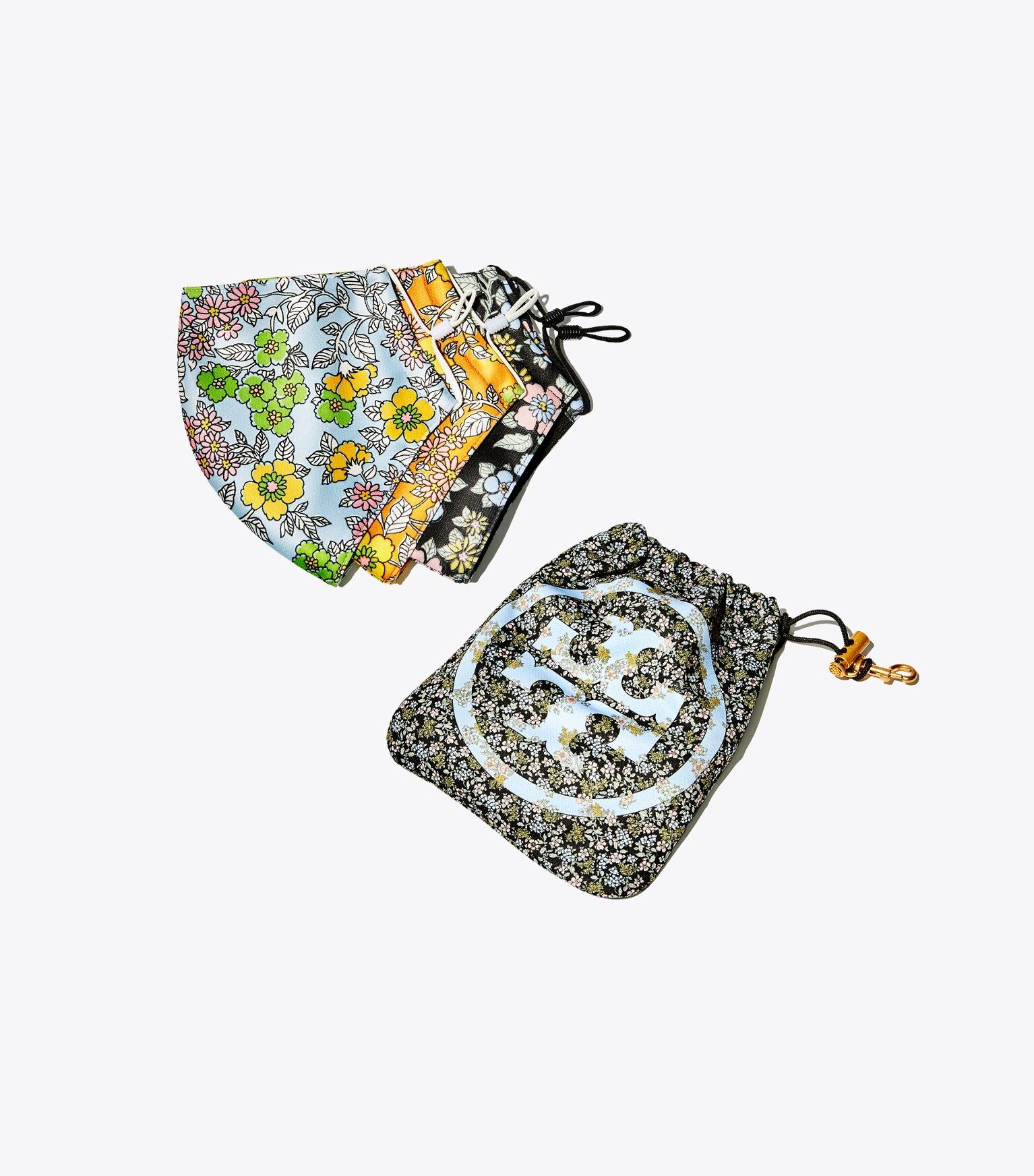 Printed Face Mask, Set of 3 with Pouch | Tory Burch (US)