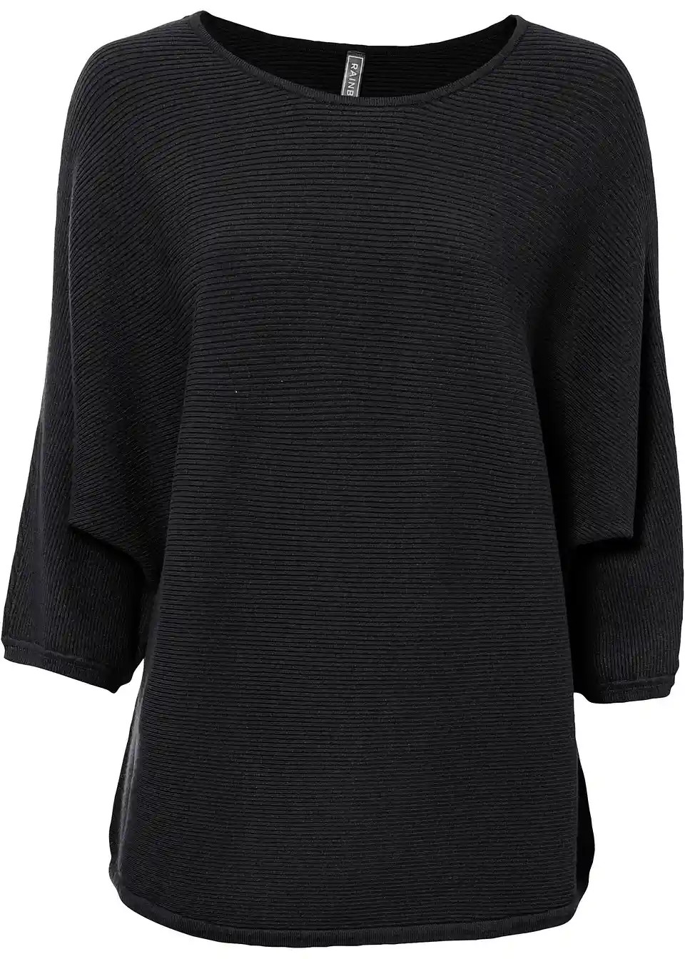 Oversize Ripp-Pullover aus Viskose-Mix | Bonprix DE