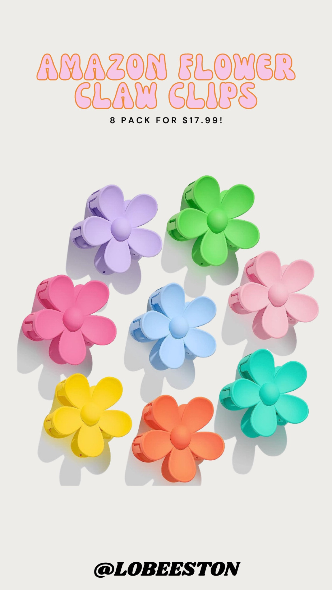 Amazon flower claw clips!! 