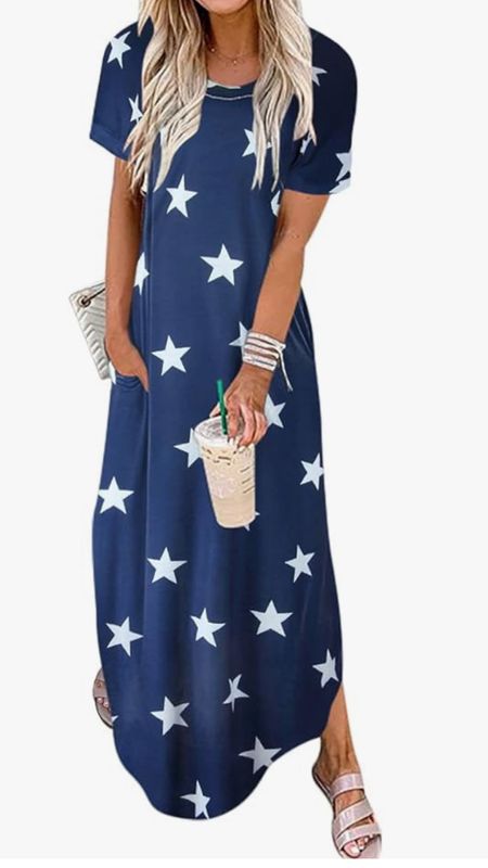 Perfect dress for Memorial Day weekend or July 4th! 🇺🇸 🎇 
🔗outfit linked on Amazon 

#LTKSeasonal #LTKStyleTip #LTKFindsUnder50
