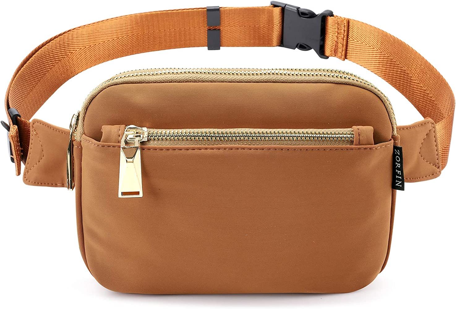 Amazon.com | ZORFIN Fanny Packs for Women Men, Fashion Waist Pack Belt Bag with Adjustable Strap ... | Amazon (US)