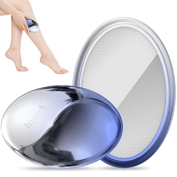 Crystal Hair Eraser for Women and Men, Reusable Crystal Hair Remover Painless Exfoliation Epilato... | Amazon (US)