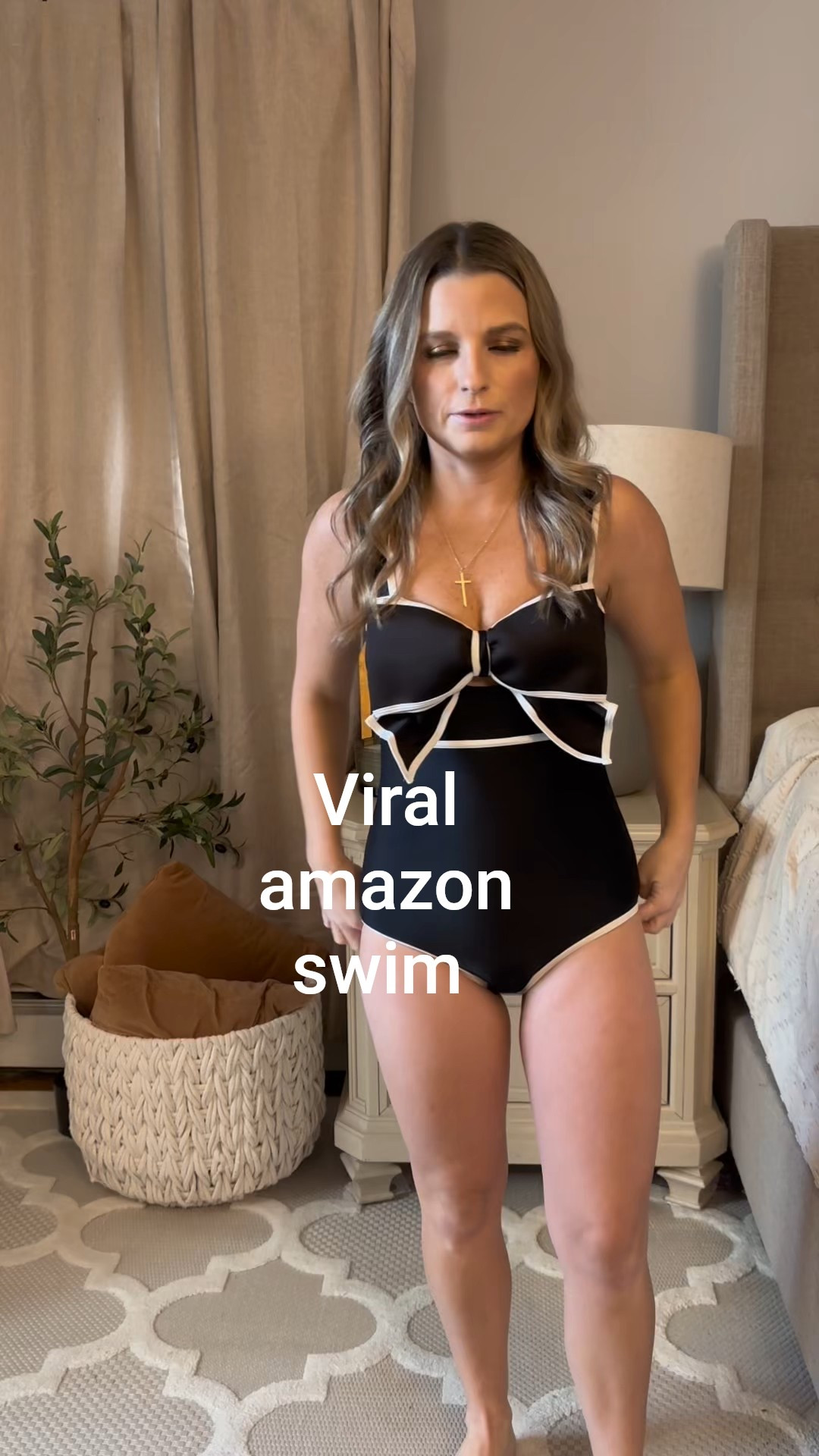 Love this swimsuit! Full coverage, trendy, amazing tummy control! True to size. 

#LTKSwim #LTKSaleAlert #LTKPetite