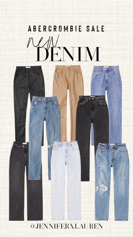 Abercrombie sale. 25% off site wide. Jeans sale. Denim sale. LTK sale. Faux leather pants. Everyday denim  

#LTKsalealert #LTKxAF #LTKGiftGuide