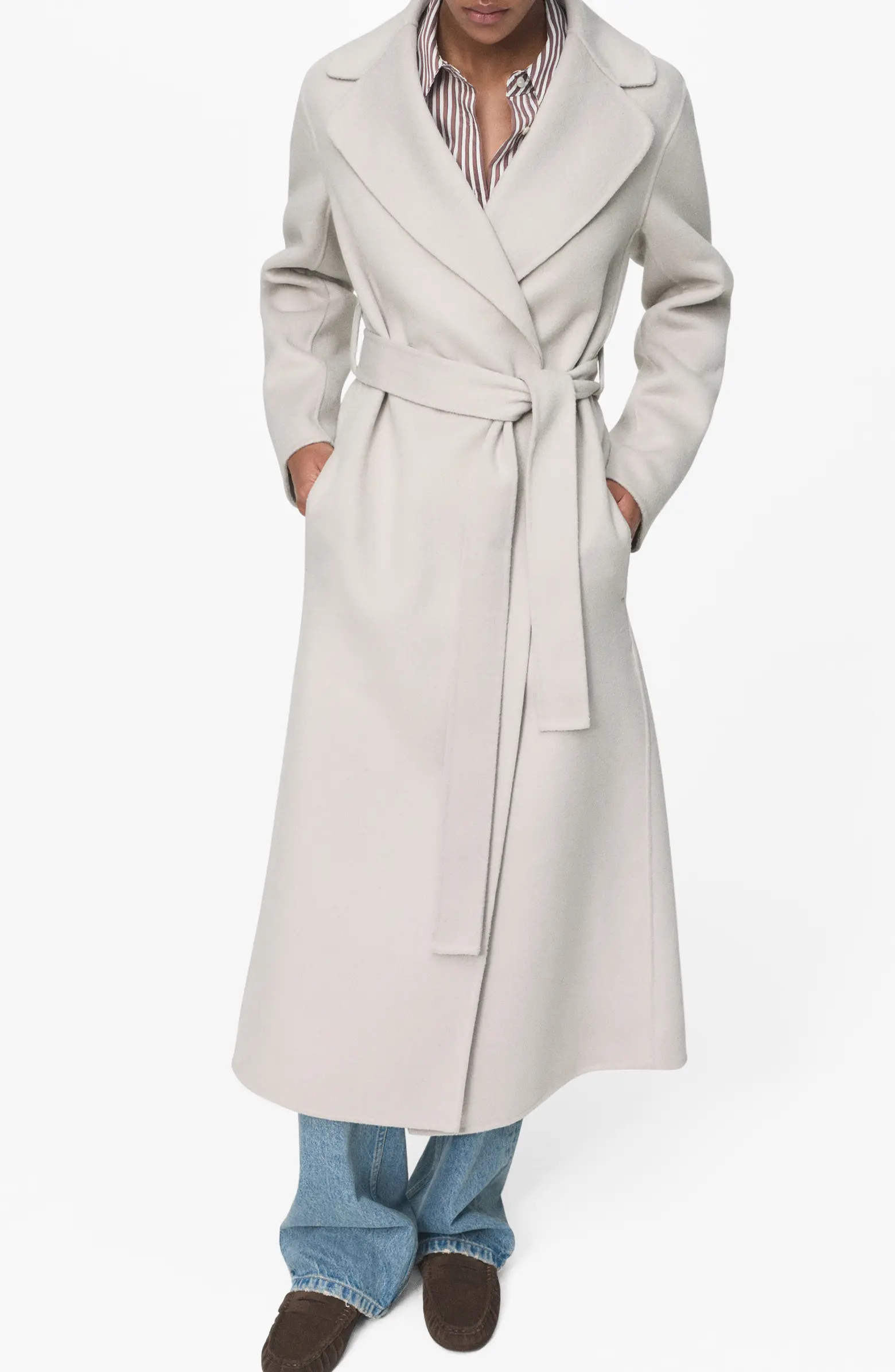 Wool Blend Wrap Coat | Nordstrom