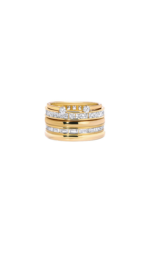 The Eternity Stack in 14k Gold Plated | Revolve Clothing (Global)