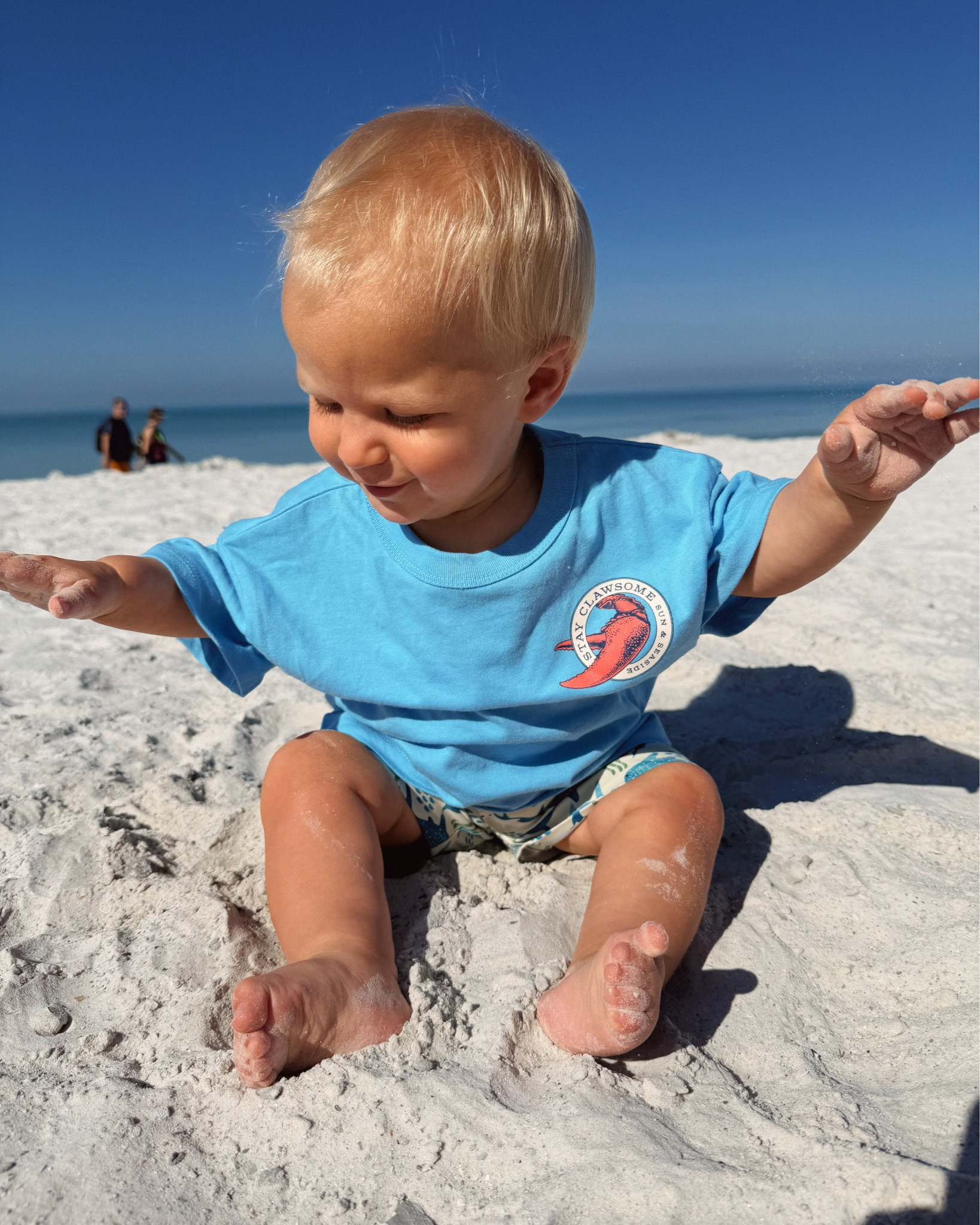 we love an oversized shirt at the beach 🩵

#LTKKids #LTKBaby #LTKTravel