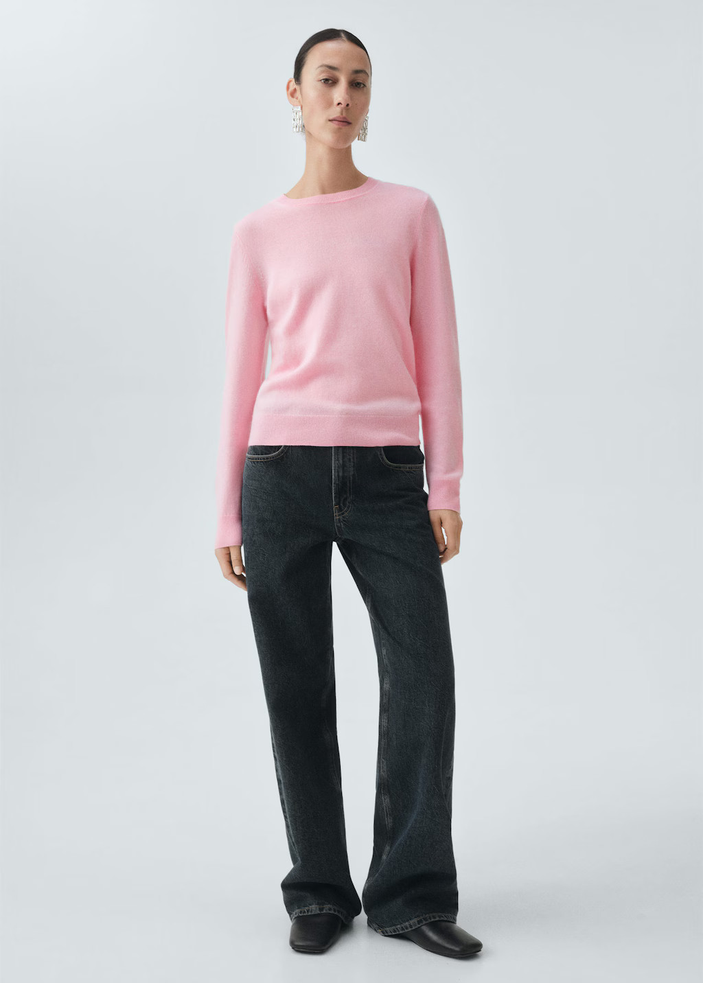 100% cashmere sweater pink - Woman - M - MANGO | Mango (US/MX/AU)