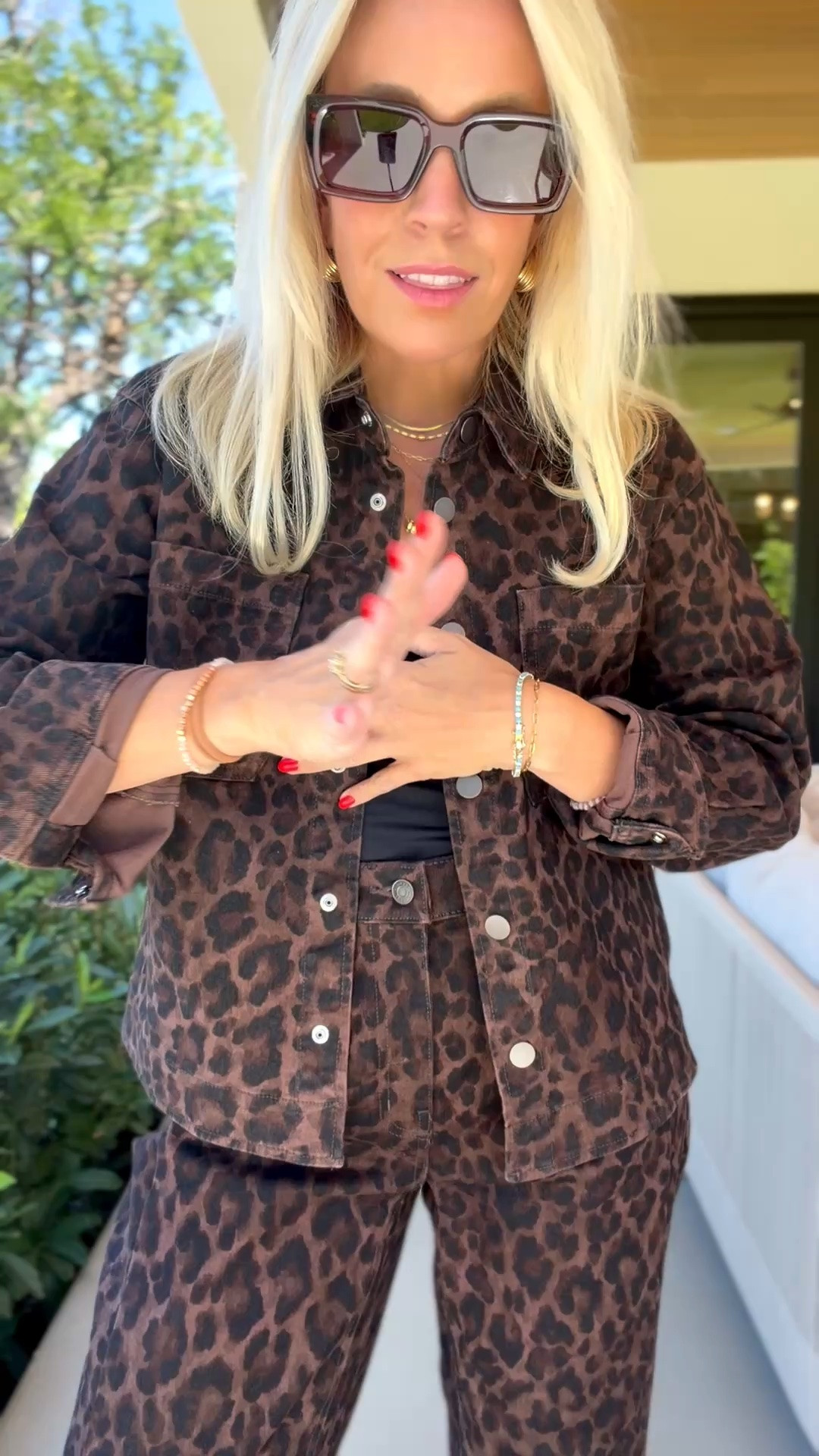 If you love the leopard there’s also this fun jacket to match!