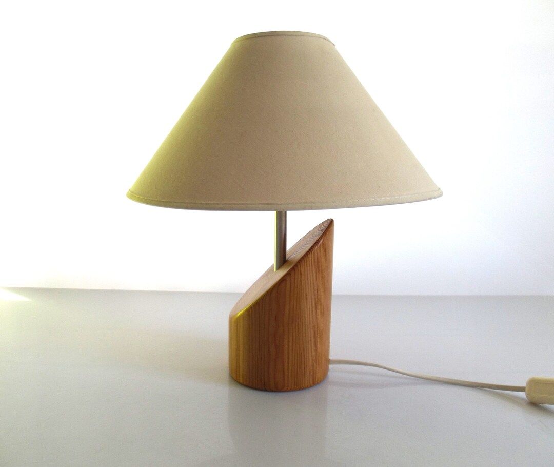 Danish Design Table Lamp LYS Lamp 1980s Lamp Pine Wood - Etsy | Etsy (US)