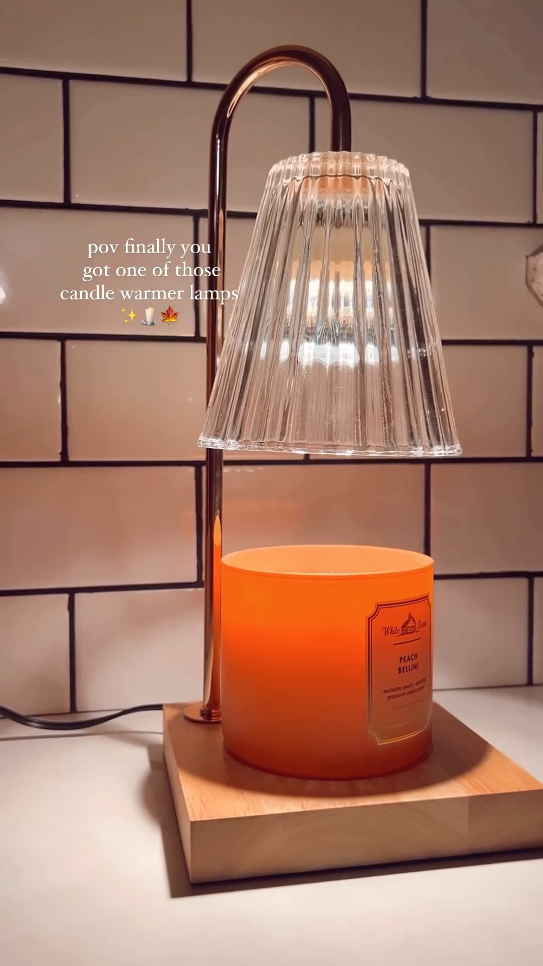 Love this little candle warming lamp😍 such a gorgeous edition to my fall decor! 

#LTKhome #LTKSeasonal #LTKfindsunder50