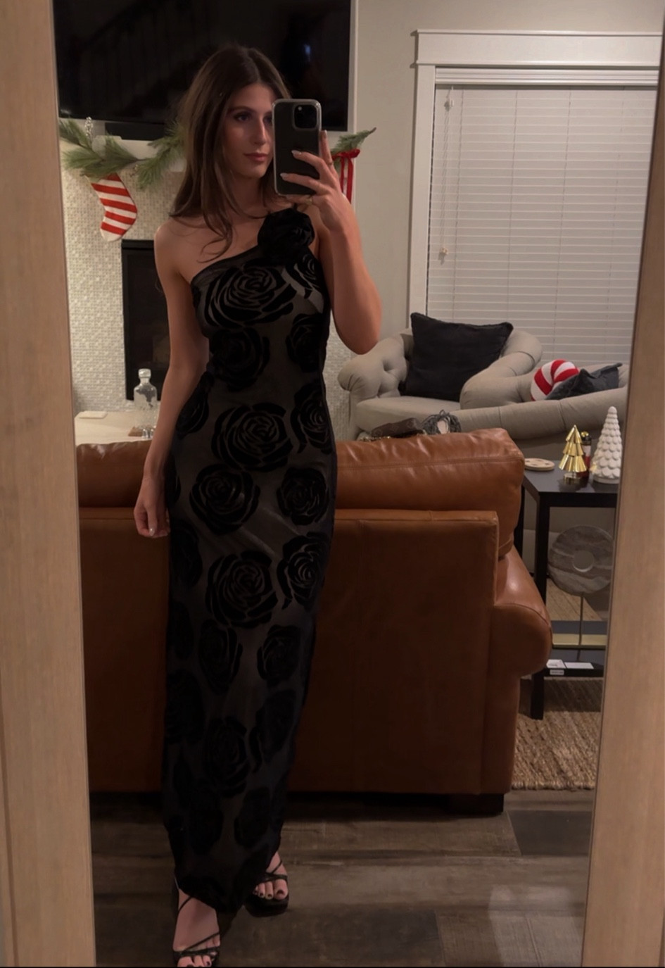 Party dress! ✨🪩🖤

Outfit linked: wearing size S in dress 
Makeup linked!! 

#LTKFindsUnder50 #LTKSeasonal #LTKWedding