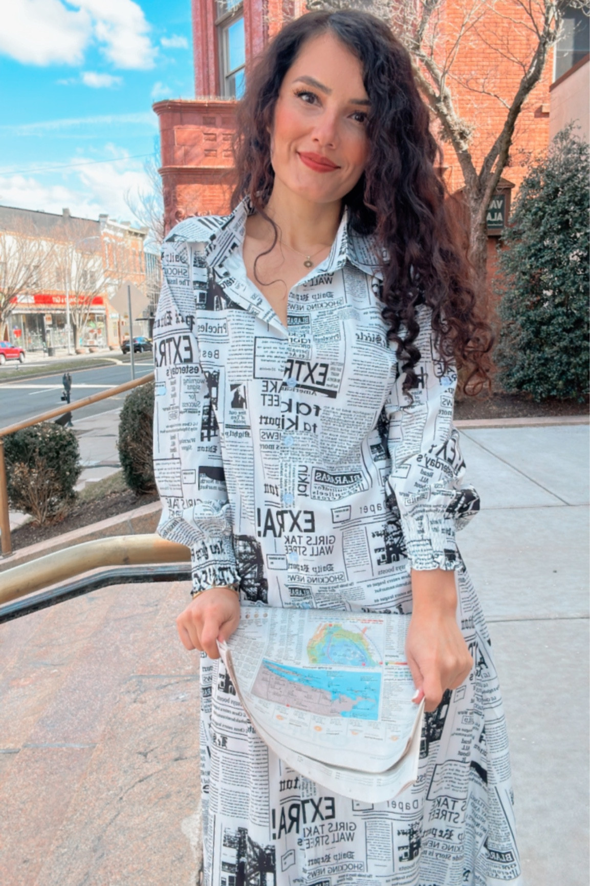 Beautiful unique print dress 
True to size (Im 5.4 went with S)


#LTKfit #LTKunder50 #LTKFind