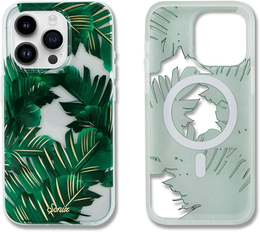 Sonix Case for iPhone 15 Pro Max | Compatible with MagSafe | 10ft Drop Tested | Bahama Palm Leave... | Amazon (US)