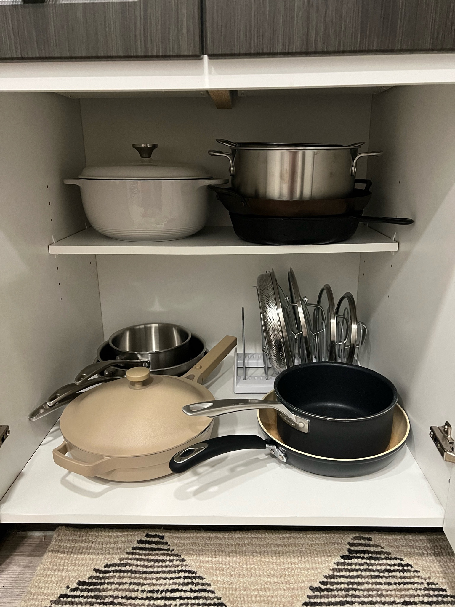 Pots & pants organizer 

home decor, amazon home decor, home home decor finds, must haves, home decor under $100, kitchen decor, modern home, kitchen, organization  #LTKhome, neutral home decor, #LTKstyletip, 

#LTKFind